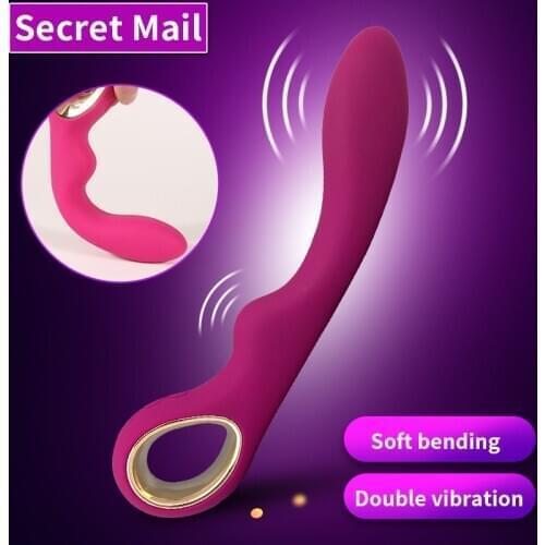 Multispeed Female Masturbation Soft Flexible Clitoris G-Spot Vibrator Rabbit Vaginal Electric Massage Stick Sex Tool For Womans