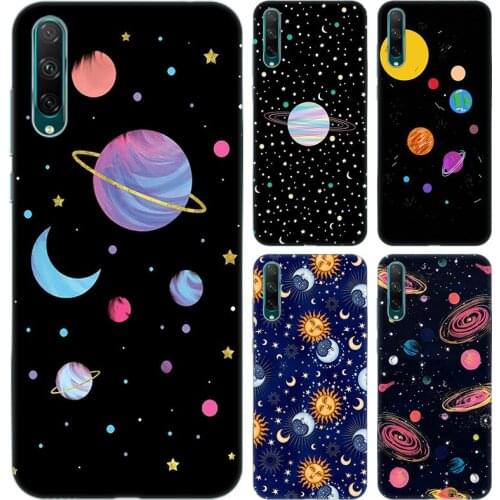 Space planet stars spaceship Soft Case for Huawei NOVA 3 3i 5T 7 SE 8 Pro Honor 9A 9C 9S 30i 30S 30 Pro Plus 10X Lite Ru Cover