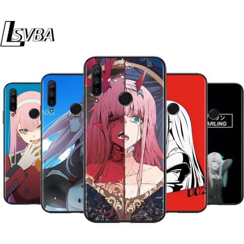 Darling in the franXX for Huawei Honor 30 20 10 9S 9A 9C 9X 8X MAX 10 9 Lite 8A 7C 7A Pro Silicone Soft Black Phone Case