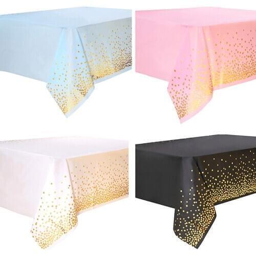 Disposable Tablecloth Adult Happy Birthday Decor Kids Wedding Birthday Gift