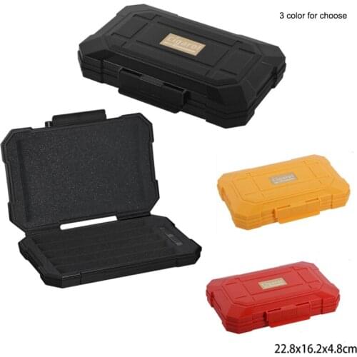 Portable Travel Cigar Humidor Box Hard Shell Cigar Container Plastic Business Trip Cigar Storage Case Smoking Accessories