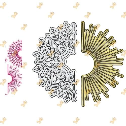 Seasonal Sprays New Metal Cutting Dies & Stamps Scrapbook Diary Decoration Stencil Embossing Template DIY Greeting Card Handmade