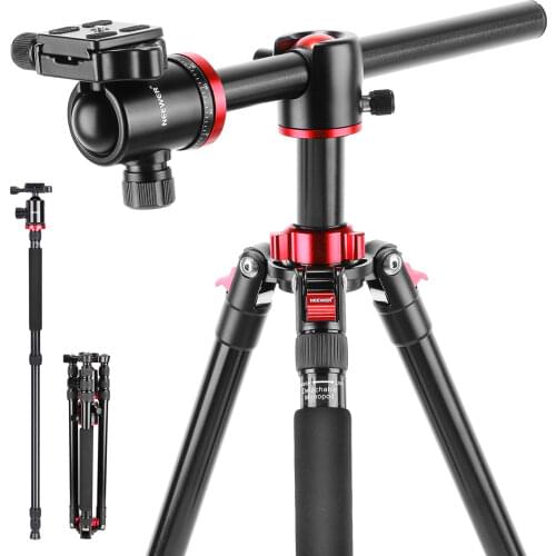 Neewer Camera Tripod Monopod with Rotatable Center Column for DSLR Camera Video Camcorder up to 26.5 poun