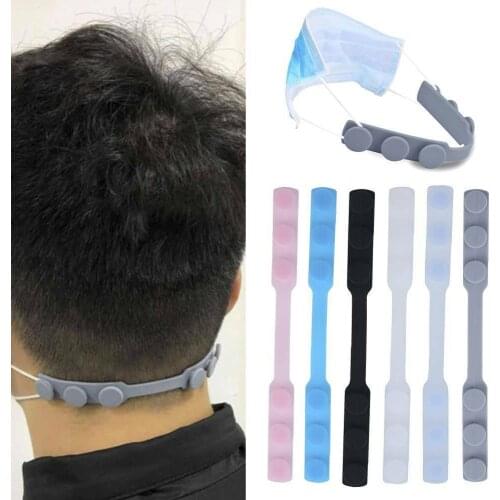 Mask Hook Ear Protectors Extenders Savers For Face Masks Strap Silicone Adjustable Extension Strap Mask Extension Strap