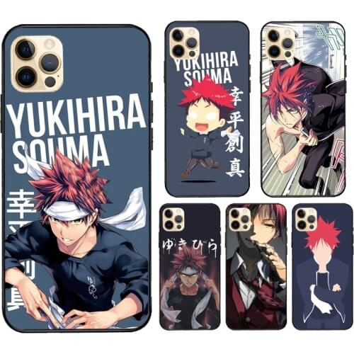 Soma Yukihira Food Wars For iPhone 12 Pro Max mini Case For iPhone 11 Pro Max XS X SE 2020 7 8 Plus XR Cover