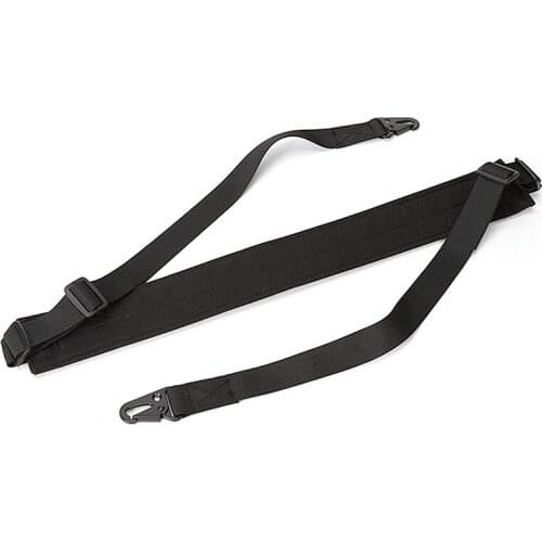 Tactical 2 Two Point Shoulder Rifle Strap With QD Metal Buckle Adjustable Bungee Belt Airsoft Mount Bungee System Kit Gun Sling