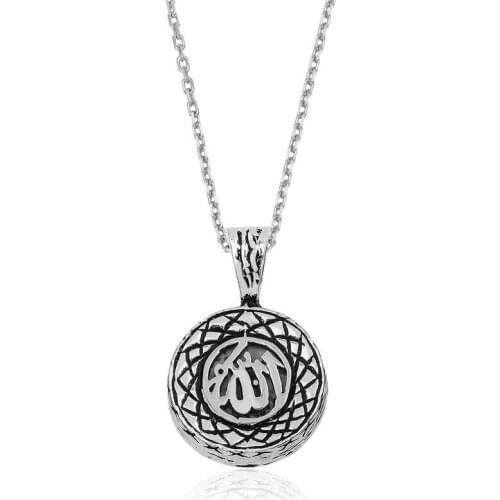 Tevuli 925 Sterling Silver Allah Written Pendant