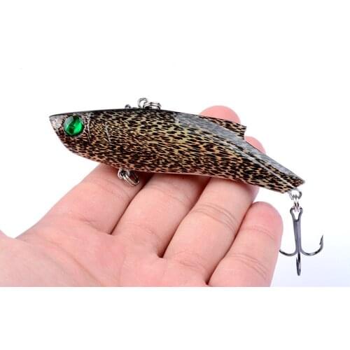 1Pcs Crankbait VIB Boat Fishing Baits Lure 9cm/26.5g 3D Printing Super Long Shot Artificial Pesca Isca Swim Bait For Beach