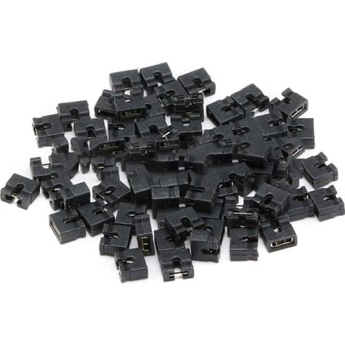 100pcs Jumper cap High-quality jumper cap Suitable for 2.0 pin header pin header connector block