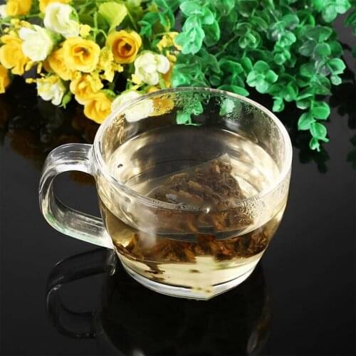 1000 Pcs Nylon Paper Teabags Drawstring Eco-Friendly Tea Bag Filter Empty Tea Bags for Loose Leaf Tea Powder Herbs