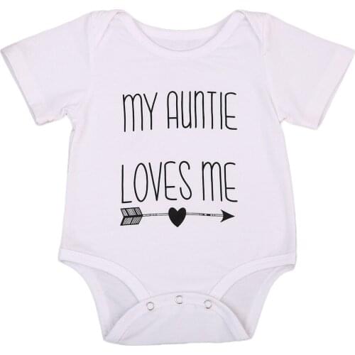2018 Cute Newborn Infant Baby Boy Girl Rompers Baby Playsuit Letter Clothes Outfits Child Boys Girls Romper 0-18M