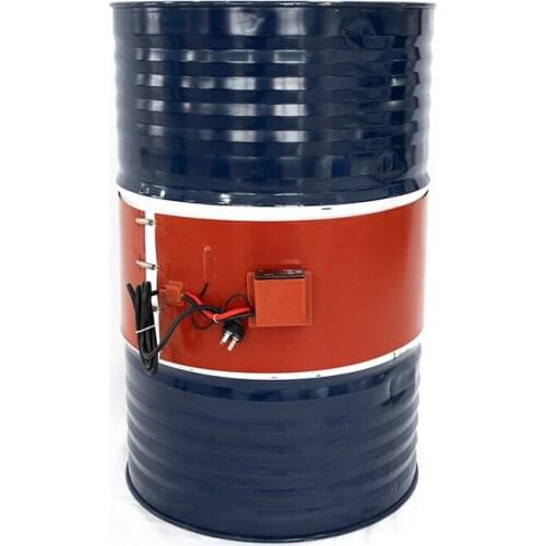 220V 110V 20-200L Silicone Band Drum Heater Blanket Oil Biodiesel Plastic Metal Barrel Gas Tank Digital display TEMP Controller