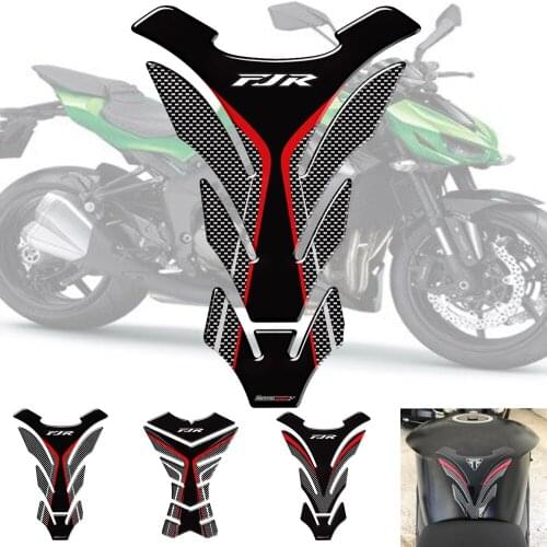 3D Carbon-look Motorcycle Tank Pad Protector Decal Stickers Case foryamaha FJR 1300 FJR1300 A AS ABS