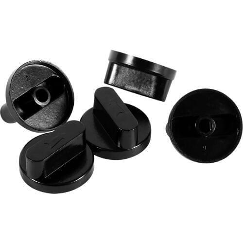 5Pcs New Black Universal Cooker Oven Gas Stove Grill Control Knobs Switch Home Kitchen Use Household Accessories