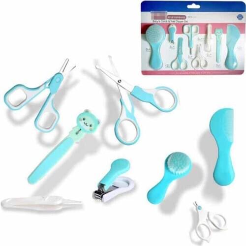 Baby Nail Care Set Kids Baby Health Care Set Portable Newborn Baby Tool Kits Kids Grooming Kit Safety Cutter Nail Hair Care Set