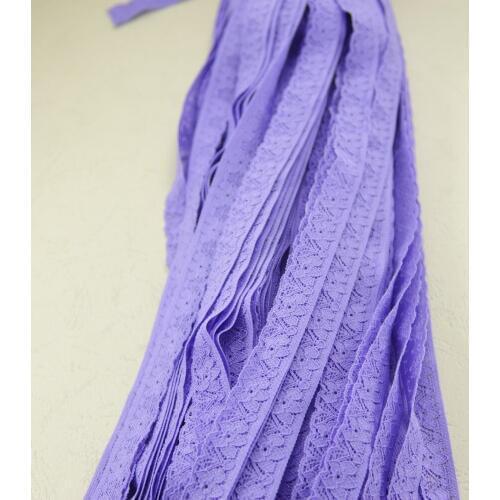 Elastic Stretch Lace Trim Sewing/garment Elastic Lace 120 Yards 13mm Purple Blue DIY Headband DB95(3)