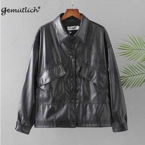Женские кожаные куртки Gemutlich China At AliExpress