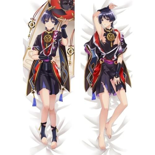 Genshin Impact Scaramouche Cosplay Dakimakura Pillow Case Anime Cartoon Kawaii Accessories Props