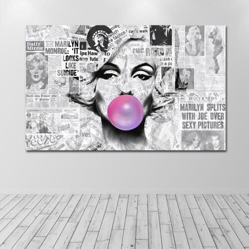 GOODECOR Fashion Girl Canvas Art Posters and Prints Scandinavian Painting Wall Picture for Living Room Modern Artwork Home Decor