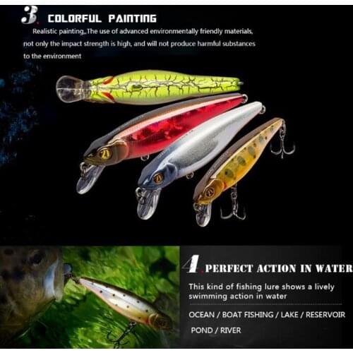 Artificial Baits Pike Carp Lures Swimbait Fishing Lure Hard Bait Minnow Wobblers Peche Bass