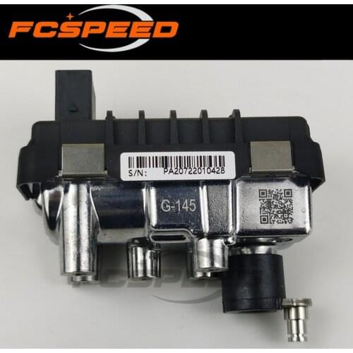 Left Turbo electronic actuator G-145 712120 6NW009420 for VW V10 TDI Links 230 Kw 313 HP AYH Links 2002-09 755299 742809 723213