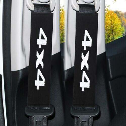 2pcs/set Car Accessories Auto Seat Belt Shoulder Cover Case For Volkswagen AUDI Skoda Seat Mazda Toyota Lexus Car Emblems
