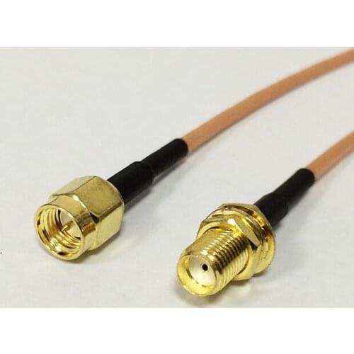 New Modem Extension Cable SMA Male plug To SMA Female Jack Connector RG316 Cable 15CM 6" Adapter RF Pigtail Fast Ship