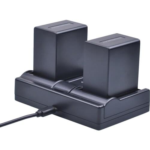 NP-FV100 3900mAh NPFV100 Rechargeable Camera Battery + Dual Charger for SONY FDR-AX100E AX100E HDR XR550E XR350E CX550E CX350E