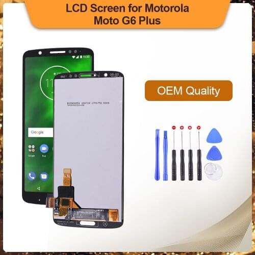 OEM Display For Motorola Moto G7 Plus LCD XT1925, XT1925-1 Touch Screen Digiziter Assembly Replacement With Gift