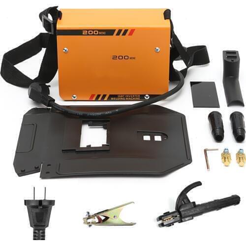 1Set ZX7-200MINI 5.5KW Handheld Mini MMA Electric 220V 10-200A Inverter ARC Welding Machine Tool