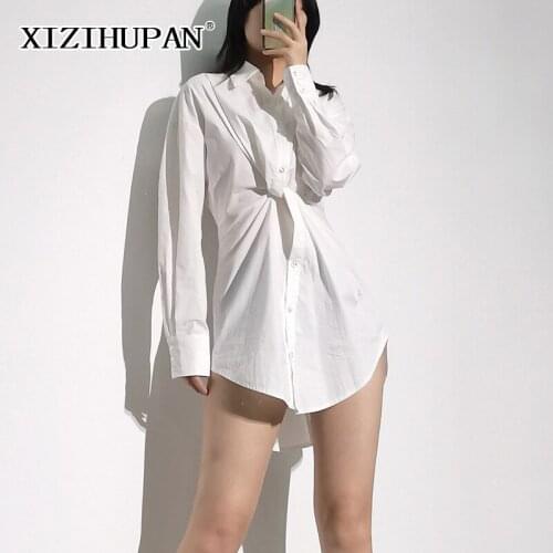 XIZIHUPAN Collar Blouses