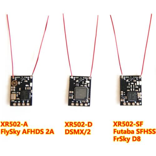 XR502 Series 2.4G SBUS PPM RSSI Dual Antenna Micro Receiver for X/2 SFHSS Frsky-D8/D16 AFHDS-2A Radio Transmitters