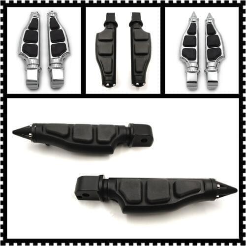 Aftermarket motorcycle parts Black Flat Wing Footpegs For Harley Davidson passenger 2018-later Softail Slim FLSL Breakout FXBR