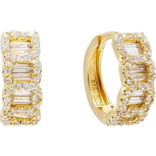 ICE girl small cz hoop earring trendy 2020 new micro pave 5A cubic zirconia cz small hoops