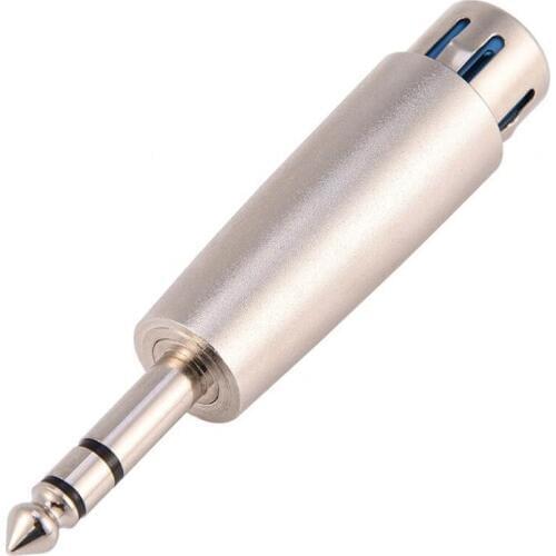 3-Pin XLR Female to 1/4 6.35mm Stereo Male Plug TRS Audio Cable Cord Mic Adapter Converter For Home KTV Adaptador Переходники
