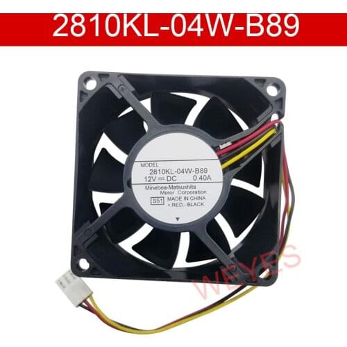 Brand new 2810KL-04W-B89 7cm 7025 12V 0.40A large air volume computer chassis cooling fan