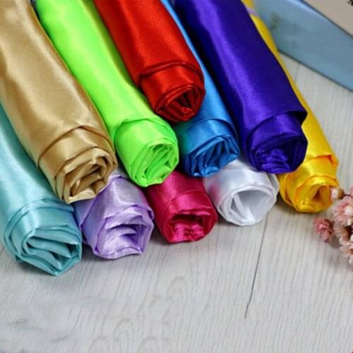 150x100CM Satin Fabrics Lining Cloth Sewing for Handmade Costume Tablecloth Gifts Festival Decor Cloth Polyester DIY Materials