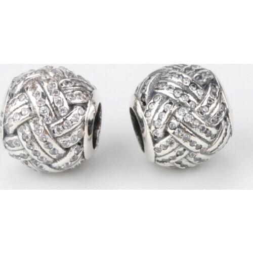 Authentic 925 Sterling Silver Bead New Concentric Knot Creative Beads Fit Original Pandora Bracelet For Women Diy Jewelry