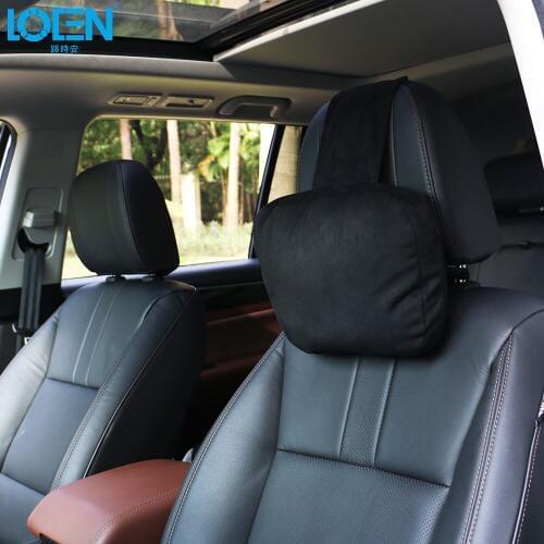 Car Pillow Headrest Neck Rest Support Cotton Filler Soft Comfortable Seat Back Pillow For Mercedes Benz Maybach Universal Cars