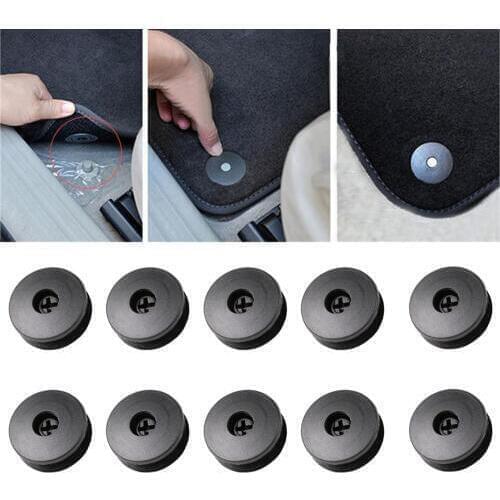 Car Fastener Clips Antiskid Pad Fastener Foor Mat Skid Resistant Carpet Fixed Clamp Fit For Nissan Peugeot Subaru Toyota Honda