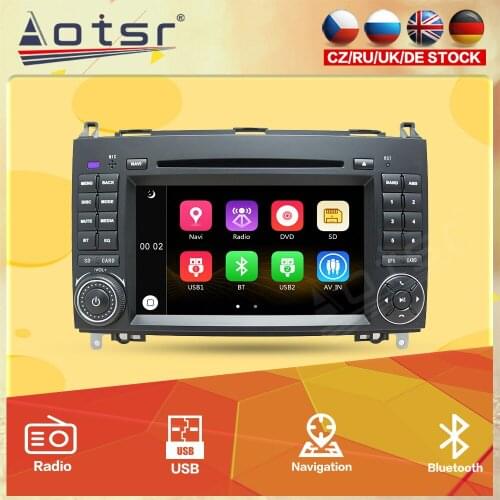 Car DVD Player For Mercedes-Benz B200 Multimedia Head Unit GPS Navigation Radio Autoradio Video Stereo Audio DSP Support Carplay