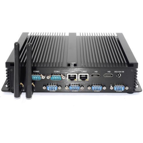 Fanless K4 Core i5 4200U industiral mini pc 2*ddr3 16GB i3 4010U Celeron 2955U Boardwell i7 5500U Ultra compact computer Windows