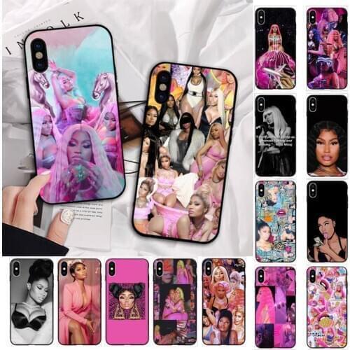 LVTLV Nicki Minaj Singer Phone Case for iPhone 11 12 pro XS MAX 8 7 6 6S Plus X 5S SE 2020 XR cover