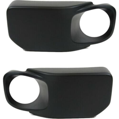 For 2013-2017 Jeep Wrangler Front Steel Bumper Fog Light Lamp Covers 68231962AA