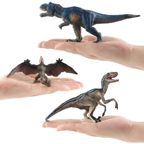 Velociraptor Tyrannosaurus Velociraptor Dinosaur Model Action Figure Animal Model Toy Collection Doll Figuras Toys Children Gift