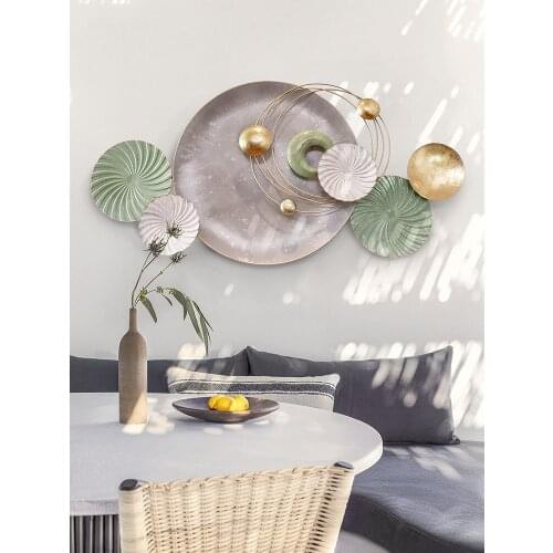 French Luxury Restaurant Wrought Iron Wall Hanging Accessories Decor Wall Sticker Hotel Home room Background Wall Sticker Crafts