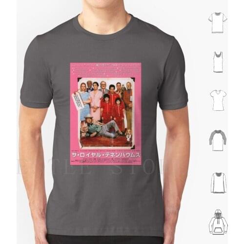 Japanese The Royal Tenebaums T Shirt Diy Big Size 100% Cotton The Royal Movies Film Films Movie Movie Movie Movie Japanese