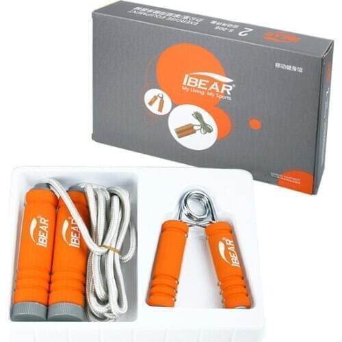 IBEAR sports two-piece rope skipping gripper set factory blister color box packaging support custom processing S-006