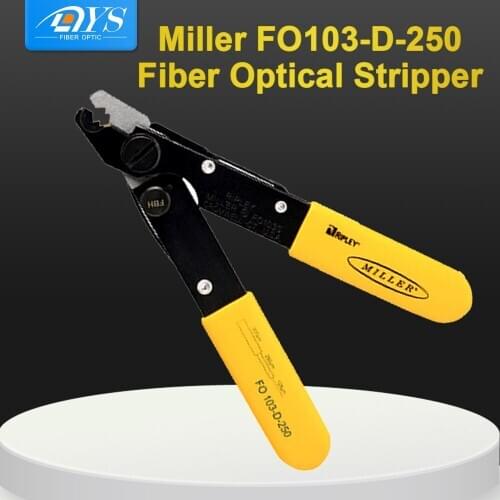 Imported FO103-D-250 Miller Fiber Optic Stripper Two Holes Fiber Stripping Cable Pliers
