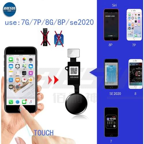 JC YF SHALOU 6th Generation 3D Universal Home Button for IPhone 7 8 8 Plus SE Button Flex Cable Restore Ordinary Button Replacem